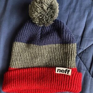 Neff puff beanie